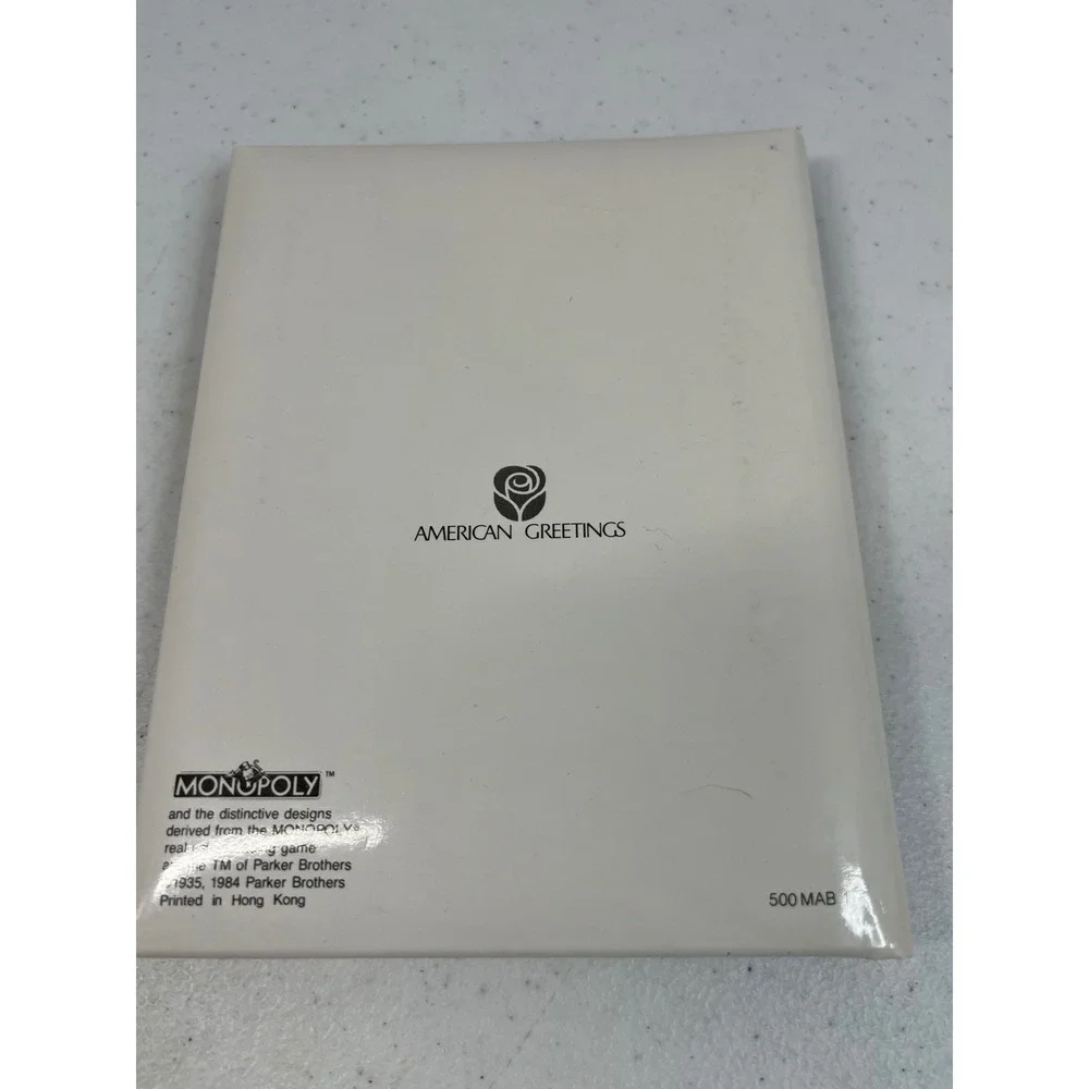 Vintage Monopoly American Greetings Address Book Worlds Best Addresses 1984‎